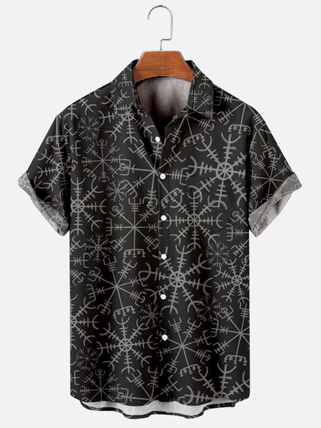 Hawaiian Vintage Viking Men's Casual Short Sleeve Shirt, Black, Men's Floral shirt
Hawaiian Vintage Viking Men's Casual Short Sleeve Shirt, Black, Men's Floral shirt