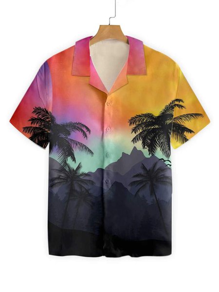 New Contrast Color Coconut Tree Element Hawaiian Shirt, Yellow, Men's Floral shirt
New Contrast Color Coconut Tree Element Hawaiian Shirt, Yellow, Men's Floral shirt
