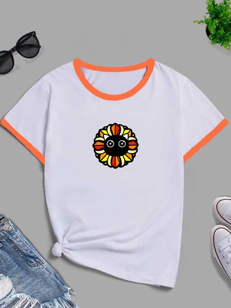 oo cat's lion dream T-shirt, Orange, T-shirts