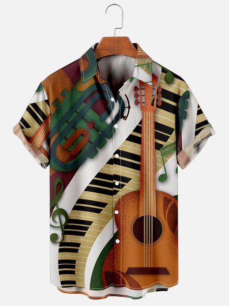 Hawaiian Retro Music Men's Casual Short-sleeved Shirt, As picture, Shirts & Blouse
Hawaiian Retro Music Men's Casual Short-sleeved Shirt, As picture, Shirts & Blouse