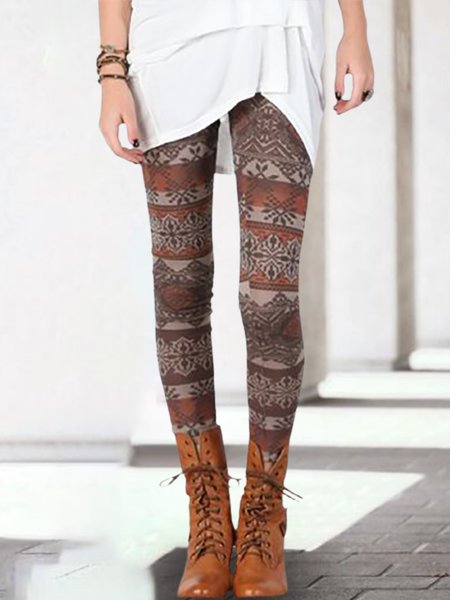 Regular Fit Ethnic Tribal Daily Pants(accessory not included), Brown, Leggings
Regular Fit Ethnic Tribal Daily Pants(accessory not included), Brown, Leggings