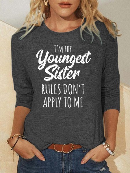 Funny Sister Casual s & Tops, Gray, Long sleeves
Funny Sister Casual s & Tops, Gray, Long sleeves
