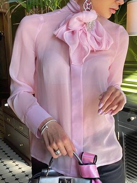 Daily Date Shirt Sleeve Regular Fit Tie Neck Plain Shirt, Pink, Blouses and Shirts
Daily Date Shirt Sleeve Regular Fit Tie Neck Plain Shirt, Pink, Blouses and Shirts