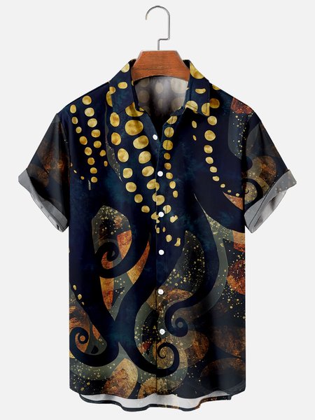 Hawaiian Retro Underwater World Men's Casual Short-sleeved Shirt, As picture, Men's Floral shirt
Hawaiian Retro Underwater World Men's Casual Short-sleeved Shirt, As picture, Men's Floral shirt