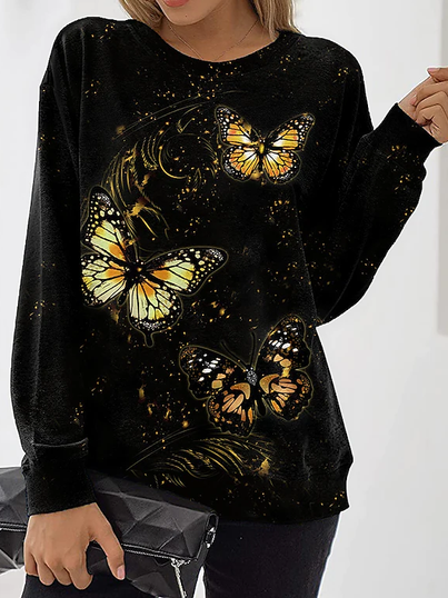 Butterfly Animal Casual Regular Fit Crew Neck Sweatshirts, Black, Hoodies & Sweatshirts
Butterfly Animal Casual Regular Fit Crew Neck Sweatshirts, Black, Hoodies & Sweatshirts