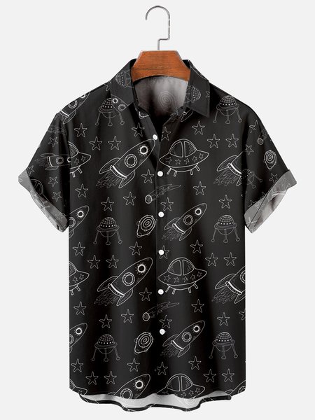 Hawaiian Retro Hippie Men's Casual Short-sleeved Shirt, Black, Men's Floral shirt
Hawaiian Retro Hippie Men's Casual Short-sleeved Shirt, Black, Men's Floral shirt