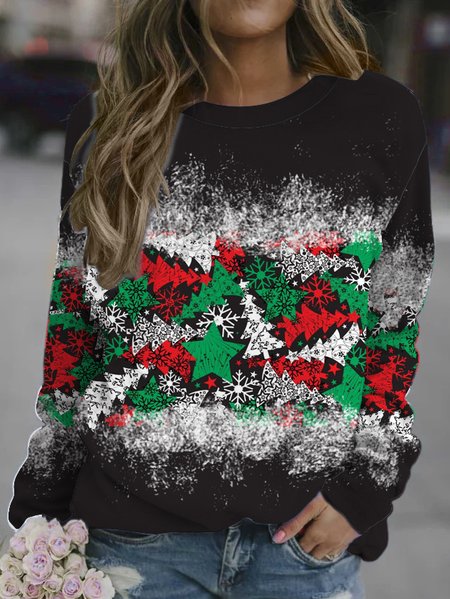 Christmas print round neck long-sleeved sweatshirt, As picture, Hoodies&Sweatshirts
Christmas print round neck long-sleeved sweatshirt, As picture, Hoodies&Sweatshirts