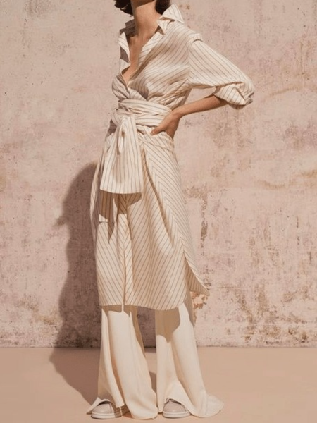 Spring Long sleeve Shirt Collar Loosen Daily Household Tops, Apricot, Blouses and Shirts
Spring Long sleeve Shirt Collar Loosen Daily Household Tops, Apricot, Blouses and Shirts
