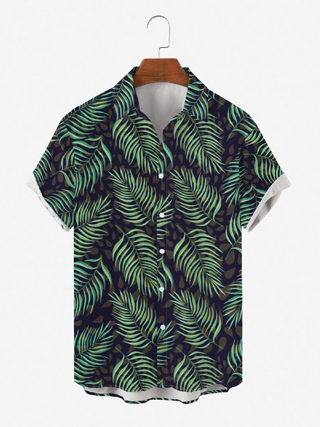 Mens Palm Leaf Print Casual Breathable Loose Short Sleeve Hawaiian Shirts, Green, Shirts & Blouse
Mens Palm Leaf Print Casual Breathable Loose Short Sleeve Hawaiian Shirts, Green, Shirts & Blouse