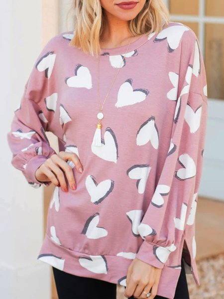 Love Printed Long Sleeve Crew Neck Plus Size Casual Women Tunic Sweatshirt, Pink, Hoodies & Sweatshirts
Love Printed Long Sleeve Crew Neck Plus Size Casual Women Tunic Sweatshirt, Pink, Hoodies & Sweatshirts