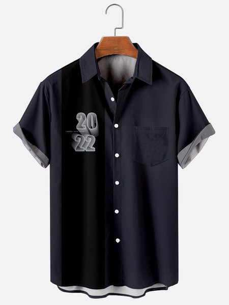 Mens New Year 2022 Print Casual Breathable Chest Pocket Short Sleeve Bowling Shirts, Gray, Shirts & Blouse
Mens New Year 2022 Print Casual Breathable Chest Pocket Short Sleeve Bowling Shirts, Gray, Shirts & Blouse