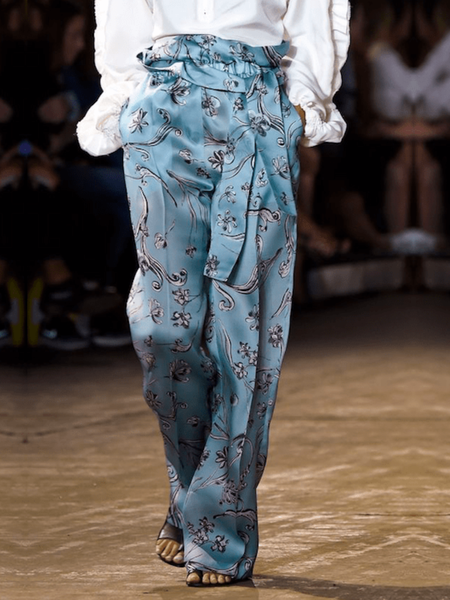 Spring Floral Simple Household Daily Lightweight Straight Leg Pants, Blue, Straight Leg Pants
Spring Floral Simple Household Daily Lightweight Straight Leg Pants, Blue, Straight Leg Pants