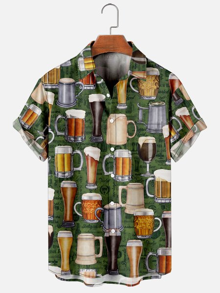 Mens Beach Party Beer Print Casual Breathable Chest Pocket Short Sleeve Hawaiian Shirts, Green, Shirts & Blouse
Mens Beach Party Beer Print Casual Breathable Chest Pocket Short Sleeve Hawaiian Shirts, Green, Shirts & Blouse