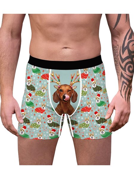 Men's Puppy Pattern Comfortable Boxer Briefs, As picture, Men's Bottoms
Men's Puppy Pattern Comfortable Boxer Briefs, As picture, Men's Bottoms