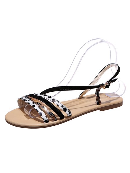 Casual Leopard Print Sandals, Sandals & Slippers