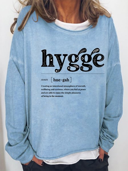 Funny Hygge DefinitionLetter Round Neck Sweatshirt, Light blue, Hoodies&Sweatshirts
Funny Hygge DefinitionLetter Round Neck Sweatshirt, Light blue, Hoodies&Sweatshirts