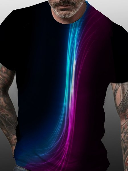 Short Sleeve Vacation Tshirts, Black, T-shirts