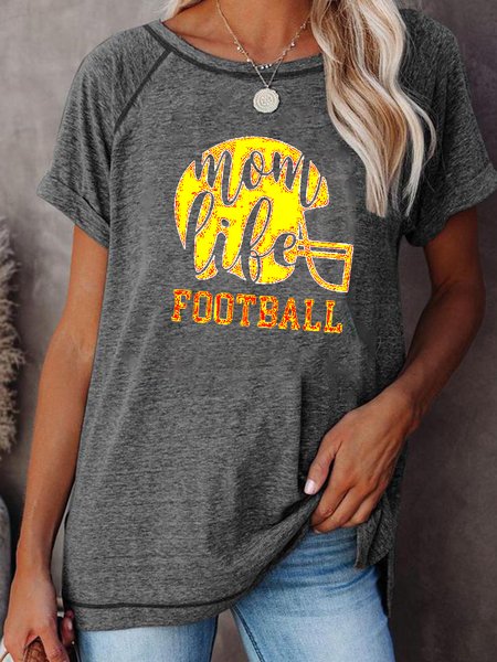Plus Size Raglan Sleeve Letter Crew Neck Shirts & Tops(accessory not included), Gray, Tops
Plus Size Raglan Sleeve Letter Crew Neck Shirts & Tops(accessory not included), Gray, Tops