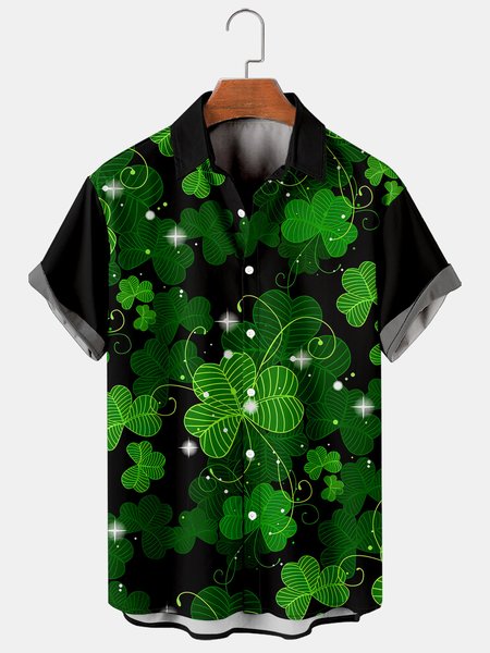 Mens St Patrick's Day Printed Casual Breathable Hawaiian Short Sleeve Shirt, Green, Shirts & Blouse
Mens St Patrick's Day Printed Casual Breathable Hawaiian Short Sleeve Shirt, Green, Shirts & Blouse