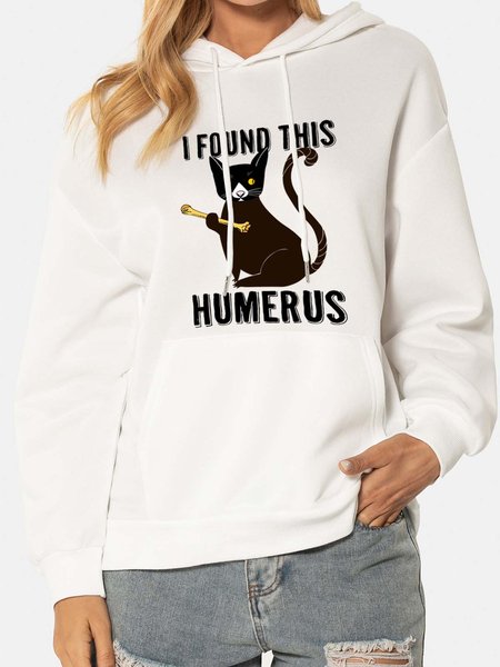 Unocis Mr. Black I Found This Humerus Fun Printed Long Sleeve Hoodie, White, Hoodies
Unocis Mr. Black I Found This Humerus Fun Printed Long Sleeve Hoodie, White, Hoodies