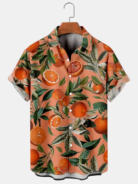 Mens Fruit Print Casual Breathable Hawaiian Short Sleeve Shirt, As picture, Men's Floral shirt
Mens Fruit Print Casual Breathable Hawaiian Short Sleeve Shirt, As picture, Men's Floral shirt