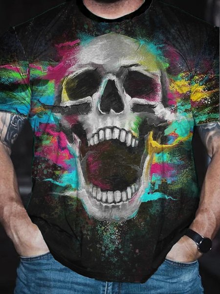 Death Rainbow Shirts & Tops, Black, T-shirts