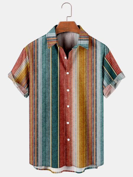 Mens Striped Printed Casual Breathable Hawaiian Short Sleeve Shirt, As picture, Shirts & Blouse
Mens Striped Printed Casual Breathable Hawaiian Short Sleeve Shirt, As picture, Shirts & Blouse