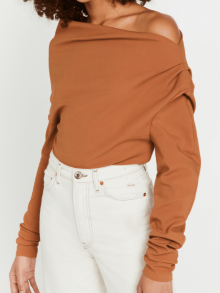 Spring Simple Asymmetrical Neck Daily Household Slightly stretchy Tops, Brown, Tops
Spring Simple Asymmetrical Neck Daily Household Slightly stretchy Tops, Brown, Tops