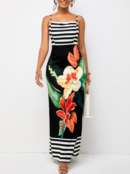 Holiday floral spaghetti strap floral print dress, Multicolor, Floral Dresses
Holiday floral spaghetti strap floral print dress, Multicolor, Floral Dresses
