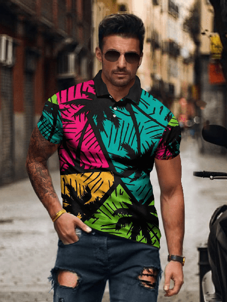 Hawaii Plant Flowers Coconut Palms Bump Color POLO Shirt, As picture, Polos
Hawaii Plant Flowers Coconut Palms Bump Color POLO Shirt, As picture, Polos