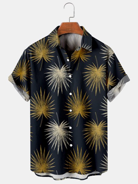 Mens Retro Plant Print Casual Breathable Short-Sleeved Shirt, As picture, Men's Floral shirt
Mens Retro Plant Print Casual Breathable Short-Sleeved Shirt, As picture, Men's Floral shirt