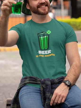 Casual round neck St. Patrick's Day digital print slim pullover men's T-shirt, T-shirt
Casual round neck St. Patrick's Day digital print slim pullover men's T-shirt, T-shirt