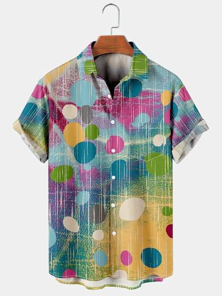 Casual holiday style geometric print short-sleeved shirt, As picture, Short Sleeves Shirts
Casual holiday style geometric print short-sleeved shirt, As picture, Short Sleeves Shirts