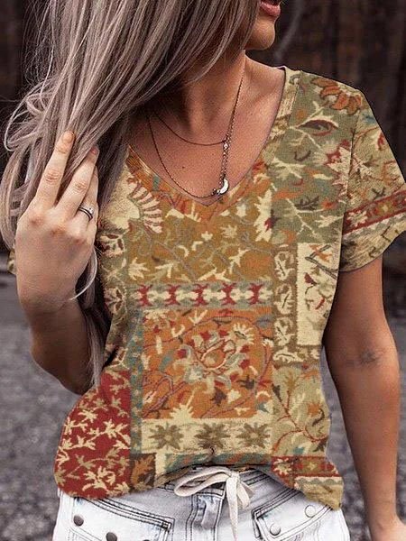 Tribal Cotton Blends Regular Fit Casual Short sleeve T-shirt, Multicolor, Tops
Tribal Cotton Blends Regular Fit Casual Short sleeve T-shirt, Multicolor, Tops