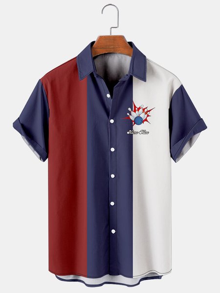 Holiday Leisure Retro Bowling Element Alphabet Pattern Hawaiian Style Printed Shirt Top, As picture, Men's Floral shirt
Holiday Leisure Retro Bowling Element Alphabet Pattern Hawaiian Style Printed Shirt Top, As picture, Men's Floral shirt