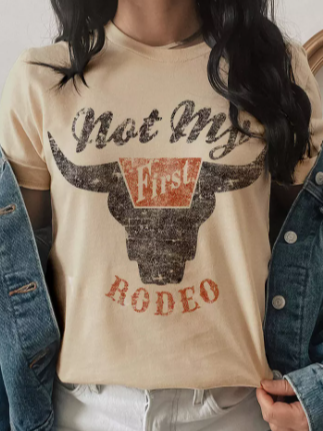 Not My First Rodeo Steer Skull Casual Crew Neck Loosen Shirts & Tops, Khaki, Tops
Not My First Rodeo Steer Skull Casual Crew Neck Loosen Shirts & Tops, Khaki, Tops