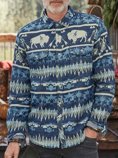 National Style lines Cowboy Cotton And linen Retro Casual Shirts, As picture, Shirts & Blouse
National Style lines Cowboy Cotton And linen Retro Casual Shirts, As picture, Shirts & Blouse