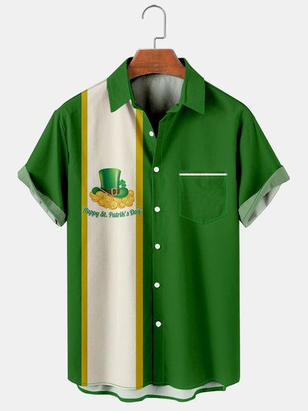 Mens St. Patrick's Day Printed Casual Breathable Hawaiian Short Sleeve Shirt, Green, Shirts & Blouse
Mens St. Patrick's Day Printed Casual Breathable Hawaiian Short Sleeve Shirt, Green, Shirts & Blouse