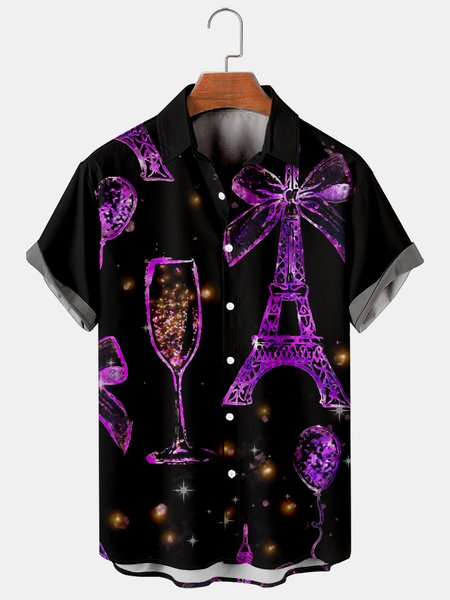 Vacation Leisure Holiday Elements New Year Pattern Hawaiian Style Printed Shirt Top, As picture, Men's Floral shirt
Vacation Leisure Holiday Elements New Year Pattern Hawaiian Style Printed Shirt Top, As picture, Men's Floral shirt