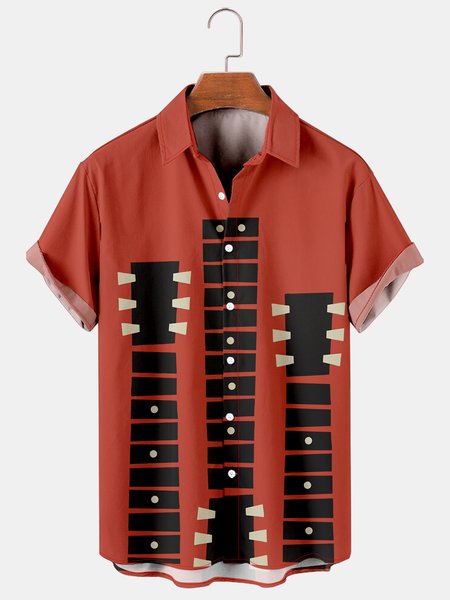 Vacation Leisure Music Element Pattern Hawaiian Style Printed Shirt Top, Red, Shirts & Blouse
Vacation Leisure Music Element Pattern Hawaiian Style Printed Shirt Top, Red, Shirts & Blouse