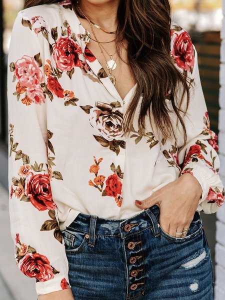 Loosen Casual Butterfly Shirts & Tops Floral Print Blouses For Women, Pink, Blouses & Shirts
Loosen Casual Butterfly Shirts & Tops Floral Print Blouses For Women, Pink, Blouses & Shirts
