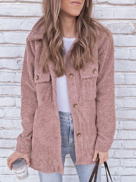 Casual Solid Lapel Loosen Pocket Long Sleeve Outerwear, As picture, Coats & Jackets
Casual Solid Lapel Loosen Pocket Long Sleeve Outerwear, As picture, Coats & Jackets