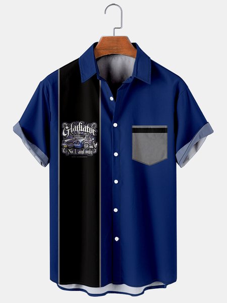 Mens Vintage Car Print Casual Breathable Chest Pocket Short Sleeve Hawaiian Shirts, Blue, Men's Floral shirt
Mens Vintage Car Print Casual Breathable Chest Pocket Short Sleeve Hawaiian Shirts, Blue, Men's Floral shirt