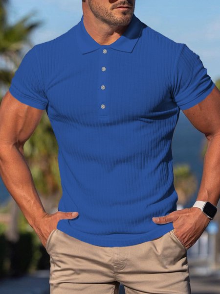 Mens Nature Colors Polo Collar High Stretch Knitted Polo Shirts, Navyblue, Men's t-shirts
Mens Nature Colors Polo Collar High Stretch Knitted Polo Shirts, Navyblue, Men's t-shirts
