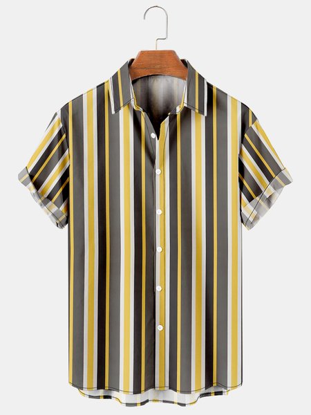 Holiday Casual Art Stripe And Geometric Hawaiian Print Shirt Top, As picture, Men's Floral shirt
Holiday Casual Art Stripe And Geometric Hawaiian Print Shirt Top, As picture, Men's Floral shirt