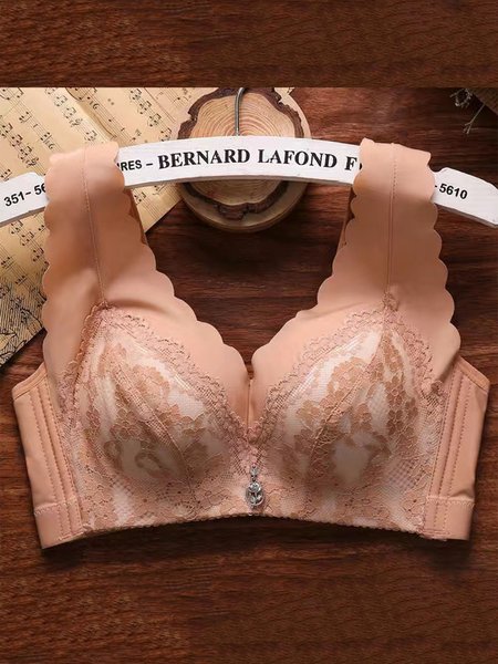 Lace Seamless Gathered Vest-style Underwear Plus Size, Khaki, Bra&Bra Sets
Lace Seamless Gathered Vest-style Underwear Plus Size, Khaki, Bra&Bra Sets