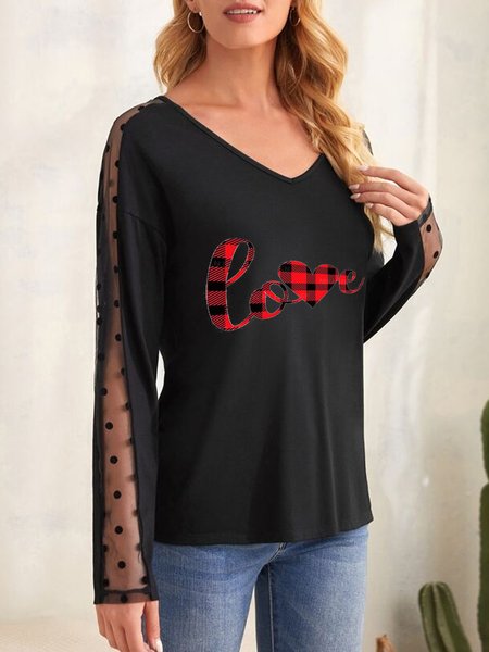 Plaid print polka dot chiffon stitching casual spring and comfortable design ladies blouse, Black, Long sleeve tops
Plaid print polka dot chiffon stitching casual spring and comfortable design ladies blouse, Black, Long sleeve tops