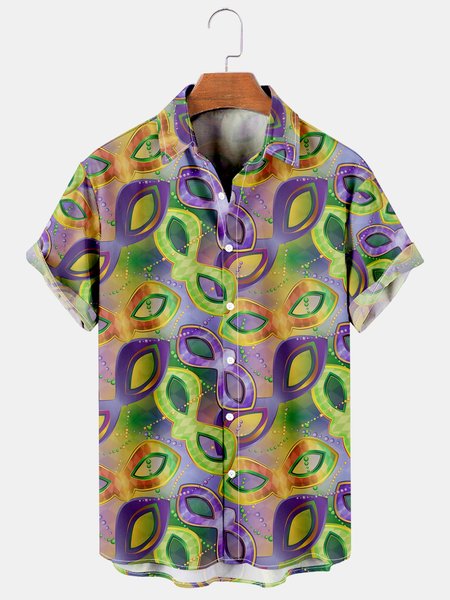 Holiday Leisure Festival Elements Carnival Geometric Gradient Pattern Hawaiian Print Shirt Top, Multicolor, Men's Floral shirt
Holiday Leisure Festival Elements Carnival Geometric Gradient Pattern Hawaiian Print Shirt Top, Multicolor, Men's Floral shirt