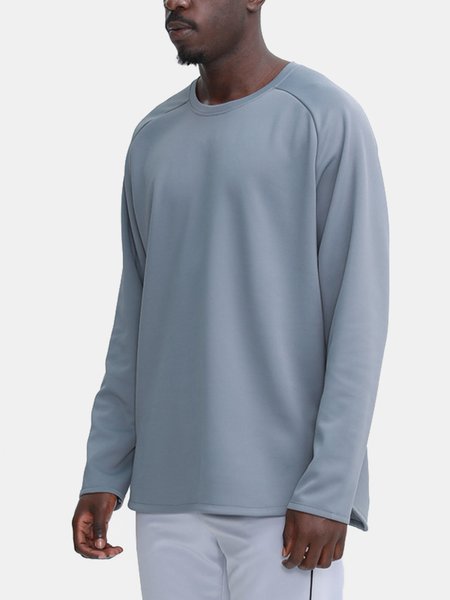 Men's Training Sports Round Neck Long Sleeve Sweatershirt, Gray, Hoodies&Sweatshirts
Men's Training Sports Round Neck Long Sleeve Sweatershirt, Gray, Hoodies&Sweatshirts