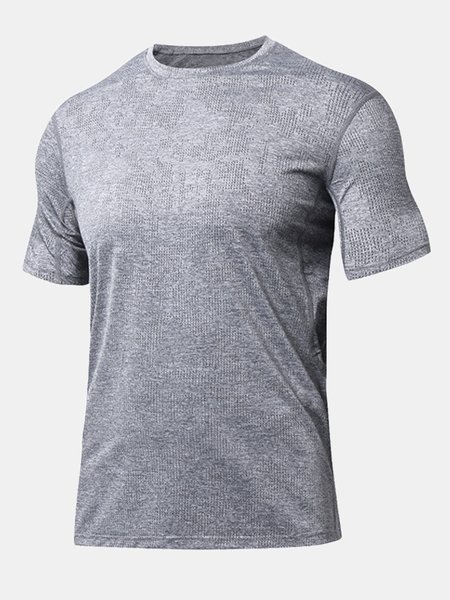 Men's Outdoor Sports Fitness Moisture Wicking Quick Dry Round Neck Short Sleeve Tee, Gray, T-shirt
Men's Outdoor Sports Fitness Moisture Wicking Quick Dry Round Neck Short Sleeve Tee, Gray, T-shirt